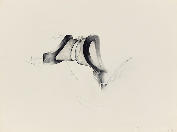 Jay DeFeo, Untitled (Water Goggles series), 1977