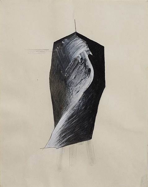 Jay DeFeo, Figure V (Tripod series), 1976