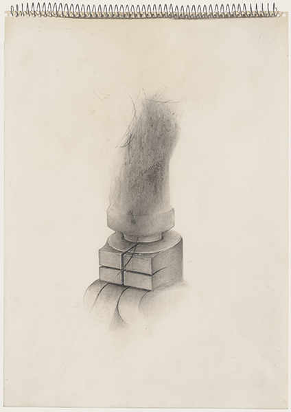 Jay DeFeo, Figure III (Tripod series), 1976