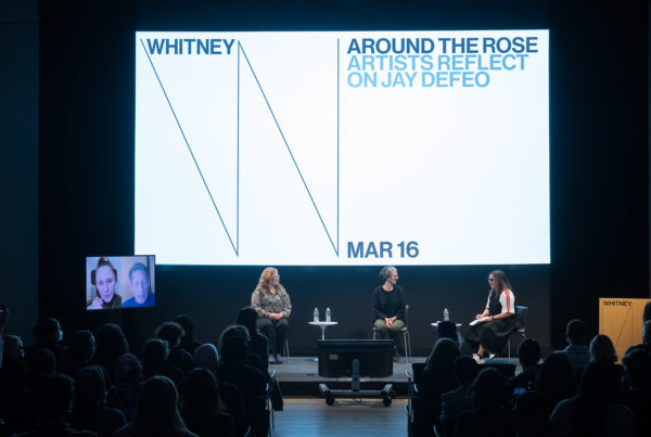 Presenters at Around The Rose: Artists Reflect on Jay DeFeo from the Whitney