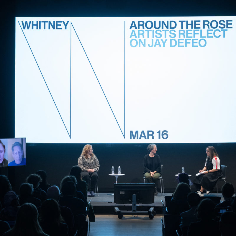 Presenters at Around The Rose: Artists Reflect on Jay DeFeo from the Whitney