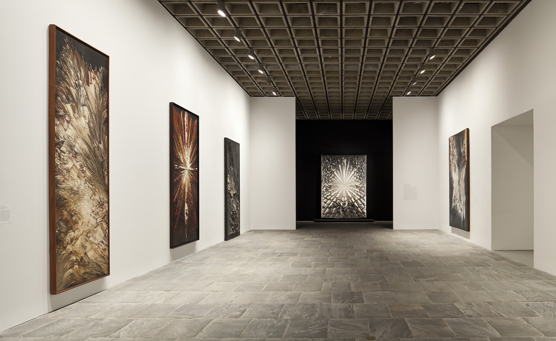 Sheldan Collins, Installation view of Jay DeFeo: A Retrospective at the Whitney Museum of American Art, New York, 2013