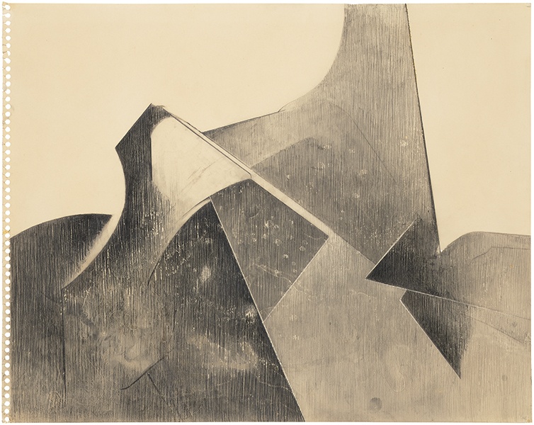 Jay DeFeo, Untitled (9H Pencil series), 1981