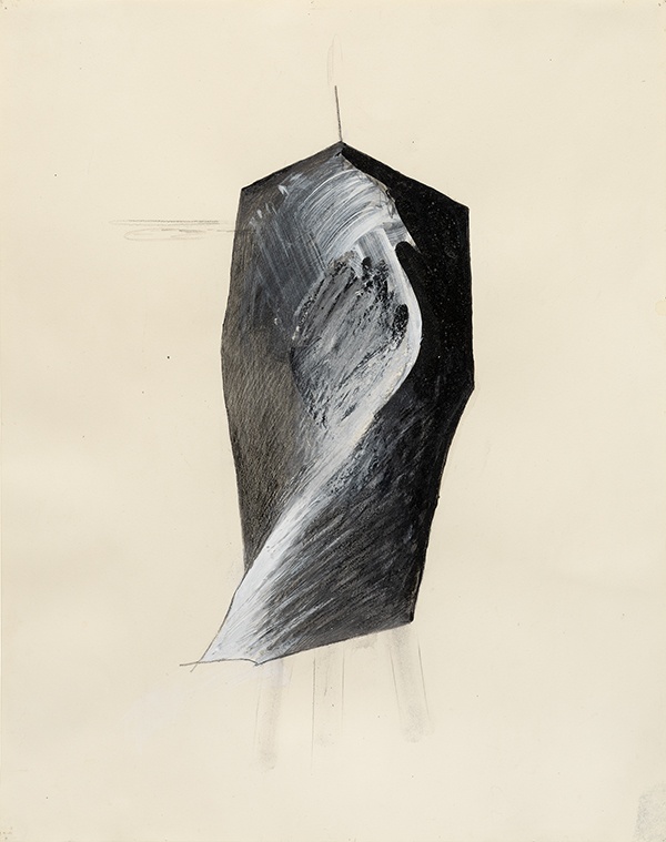 Jay DeFeo, Figure V (Tripod series), 1976